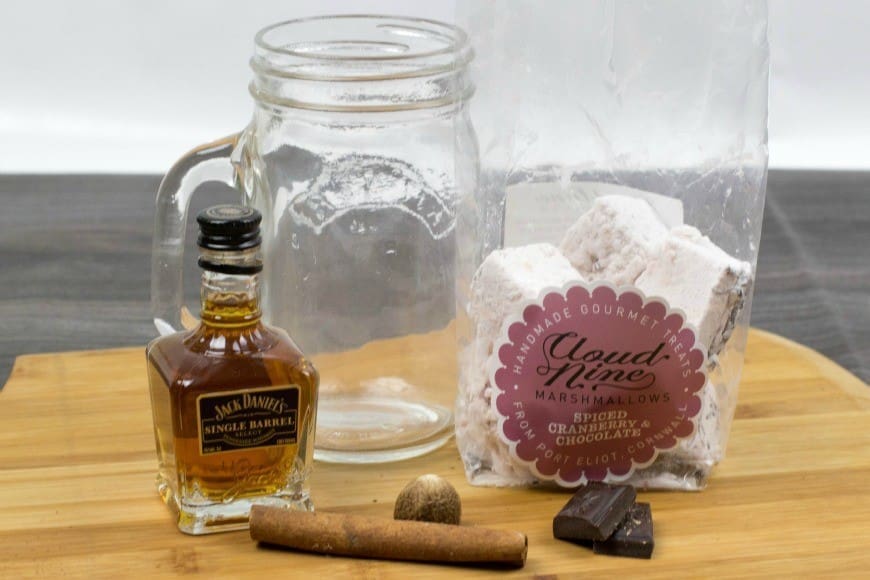 Jack Daniels spiked hot chocolate