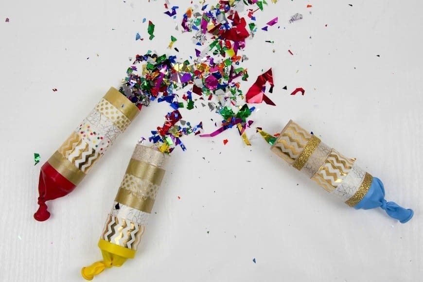 Toilet Roll Confetti Poppers