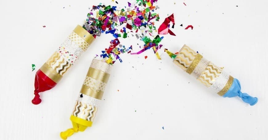Toilet Roll Confetti Poppers