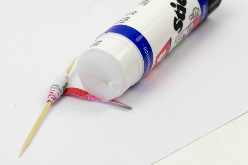 How to make paper beads from wrapping paper