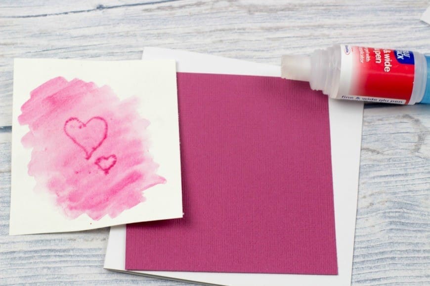 Watercolour Indent Valentines Cards