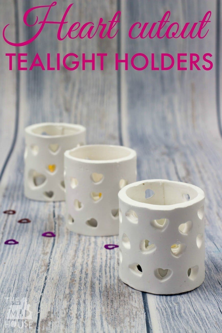 Learn how to make glowing heart cutout candle holders with microwave-drying clay. Personalize with paint, metallic finishes, or kids’ thumbprints for a thoughtful homemade gift.