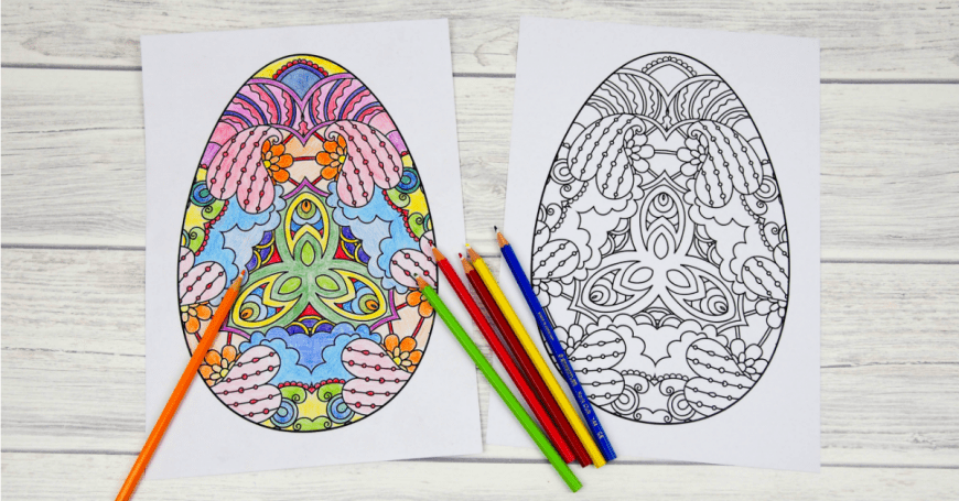 Five intricate Adult easter colouring pages. Download your five free easter egg printables, these decorative Easter egg colouring pages are perfect for adults and children alike. Colouring pages are great for mindfulness and relaxation. 