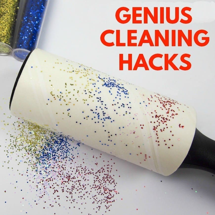10 Must know cleaning hacks. Make cleaning up simple with these amazing cleaning hacks. It is all about working smarter now harder. Why had I never thought of number 9! facebook