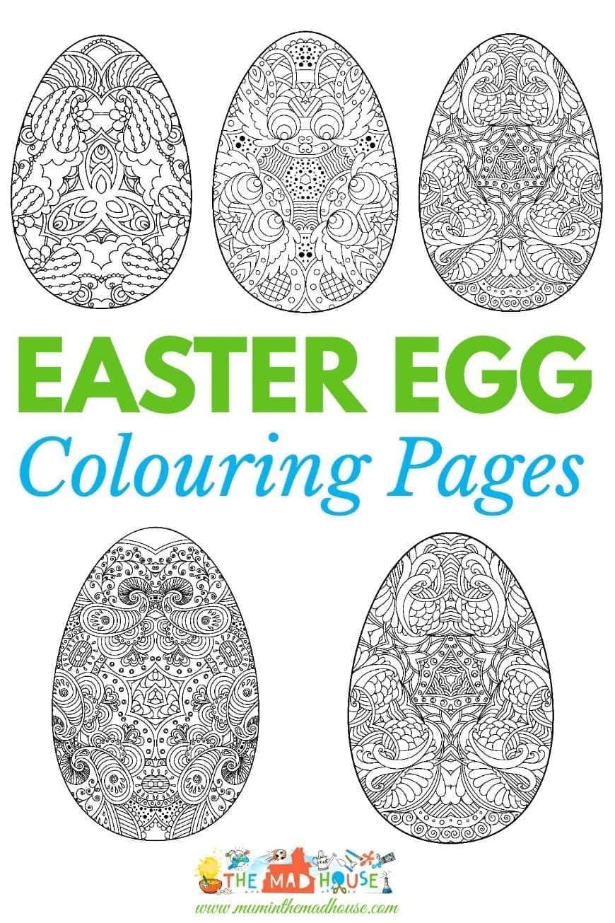 Five intricate Adult easter colouring pages. Download your five free easter egg printables, these decorative Easter egg colouring pages are perfect for adults and children alike. Colouring pages are great for mindfulness and relaxation. 