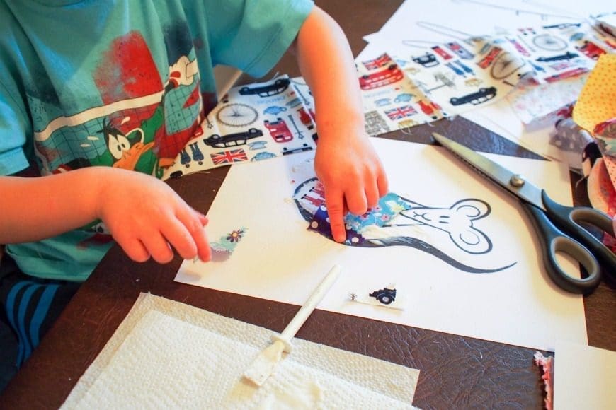 Five fab printables for scrap fabric paper dolls, inspired by the vintage paper dolls. A fantastic DIY kids craft to recycle and reuse scrap fabric. Scrap fabric paper dolls are such a fun DIY craft for children and a great way to practice scissor skills. Kids can also colouring them in or even dress them with scrapbooking paper.