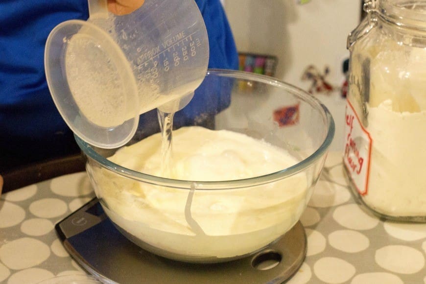 Lemonade scones - what! Scones made with lemonade. This simple recipe for scones using only three ingredients and tastes delicious. It is perfect for cooking with kids and is fun too. 