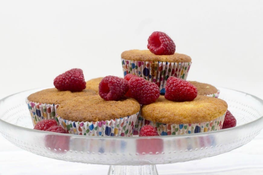 These raspberry muffins are brilliant to cook with your kids as they need no special equipment and the ingredients are really easy to mix together even for the youngest child. Oh and they also taste amazing!