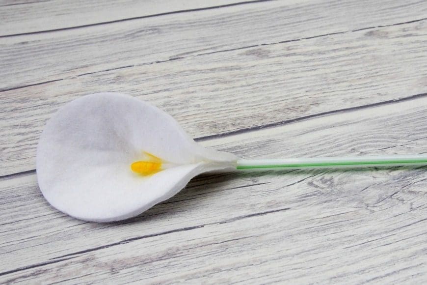 Cotton Pad Calla Lily Craft