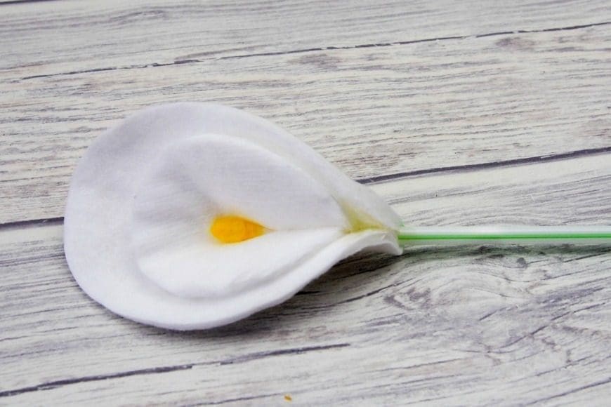 Cotton Pad Calla Lily Craft