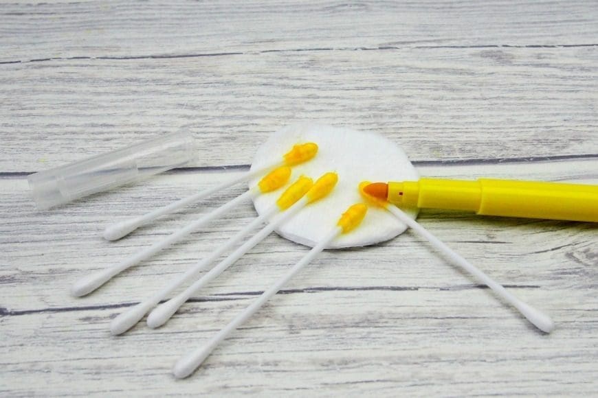 Cotton Pad Calla Lily Craft