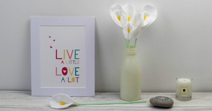 Cotton Pad Calla Lily Craft