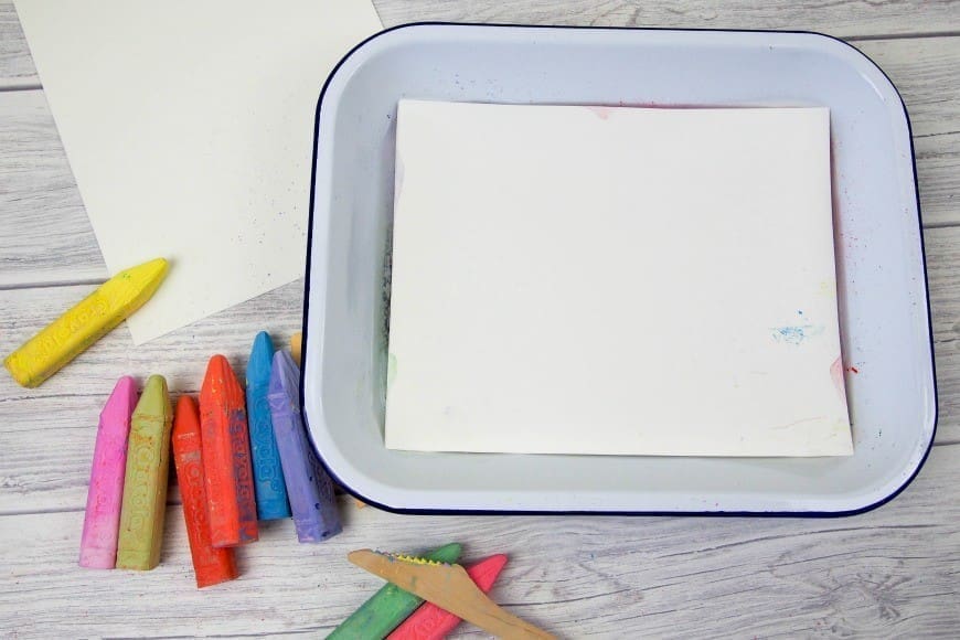 Floating chalk prints. A super simple process art project that gives great results and is fun to do. This kids craft activity is a great way of demonstrating surface tension too. I love it when creativity and science meet.