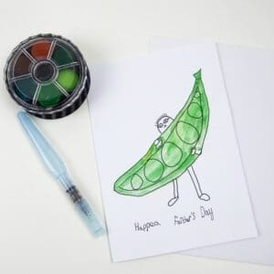 Hap-Pea Fathers Day Card to download