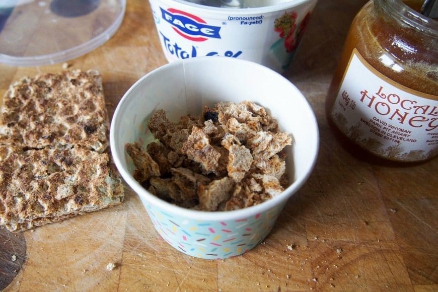 This Yoghurt and Berry Crunch is perfect for encouraging your kids in the kitchen and it is simple and delicious. Adapt the fruits for your taste or time of the year