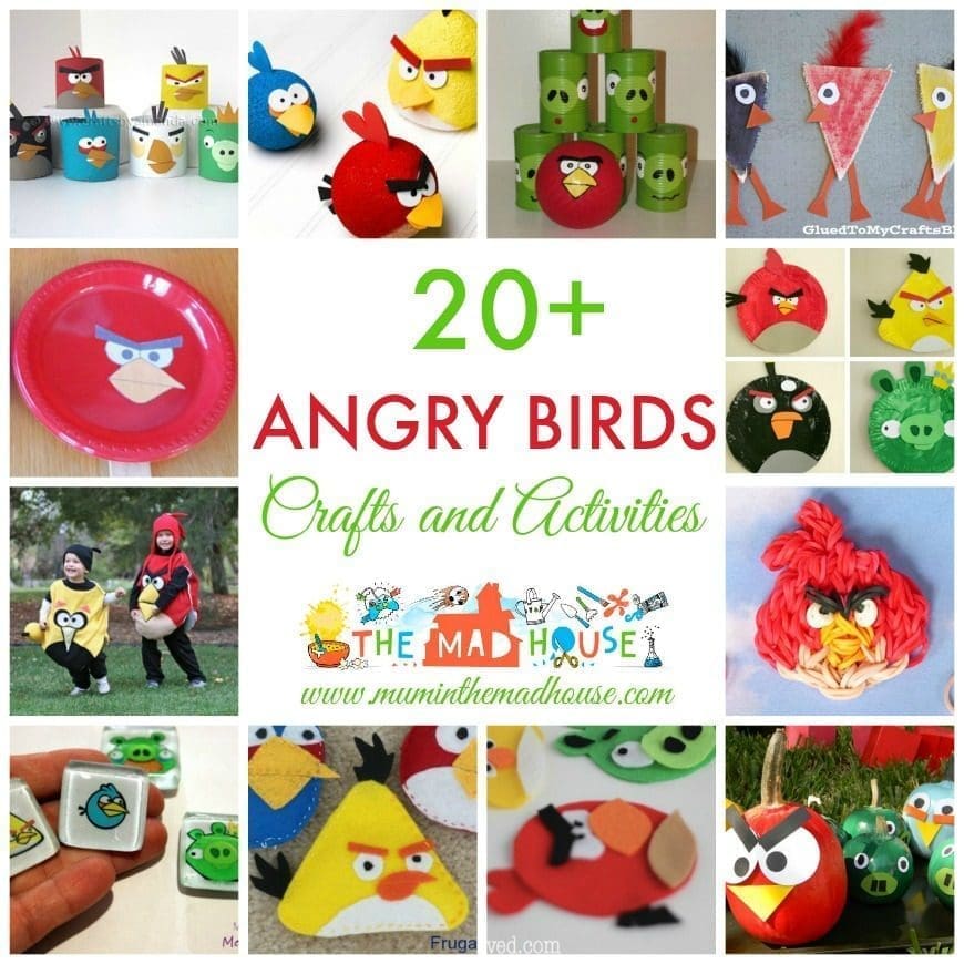 Over 20 Angry Birds Crafts and Activities for Kids
