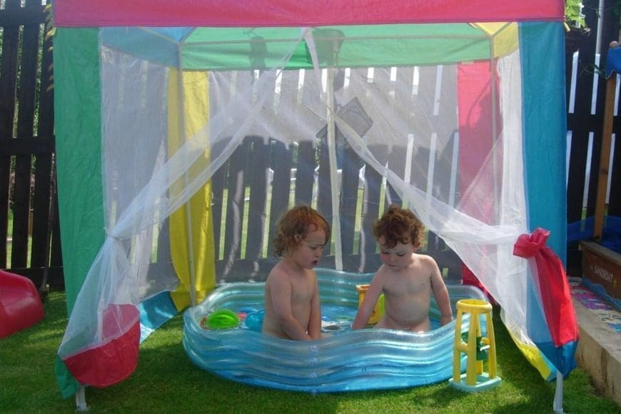 paddling pool fun