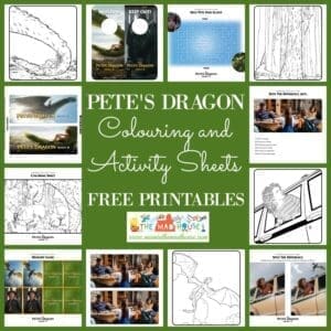 Pete's Dragon Colouring & Activity Pages