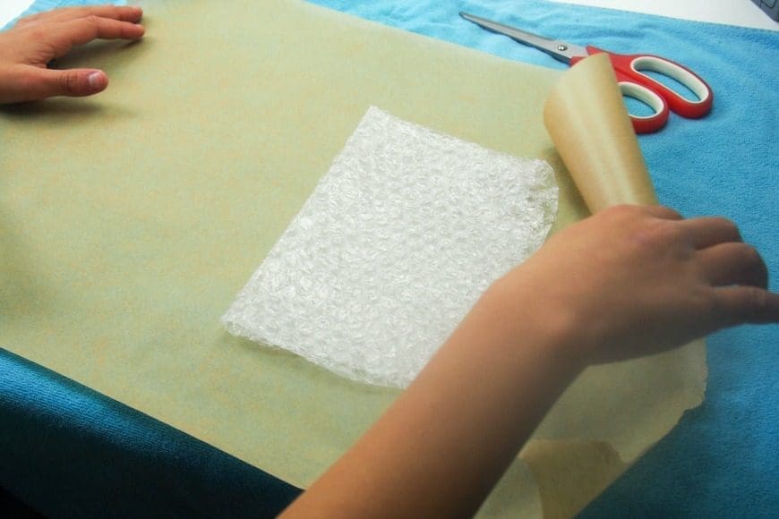 How to make Fused Bubble Wrap Snowflakes
