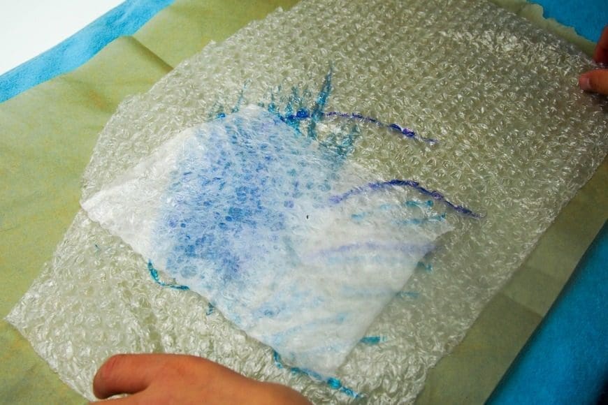How to make Fused Bubble Wrap Snowflakes