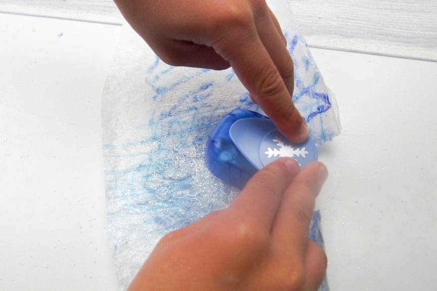 How to make Fused Bubble Wrap Snowflakes