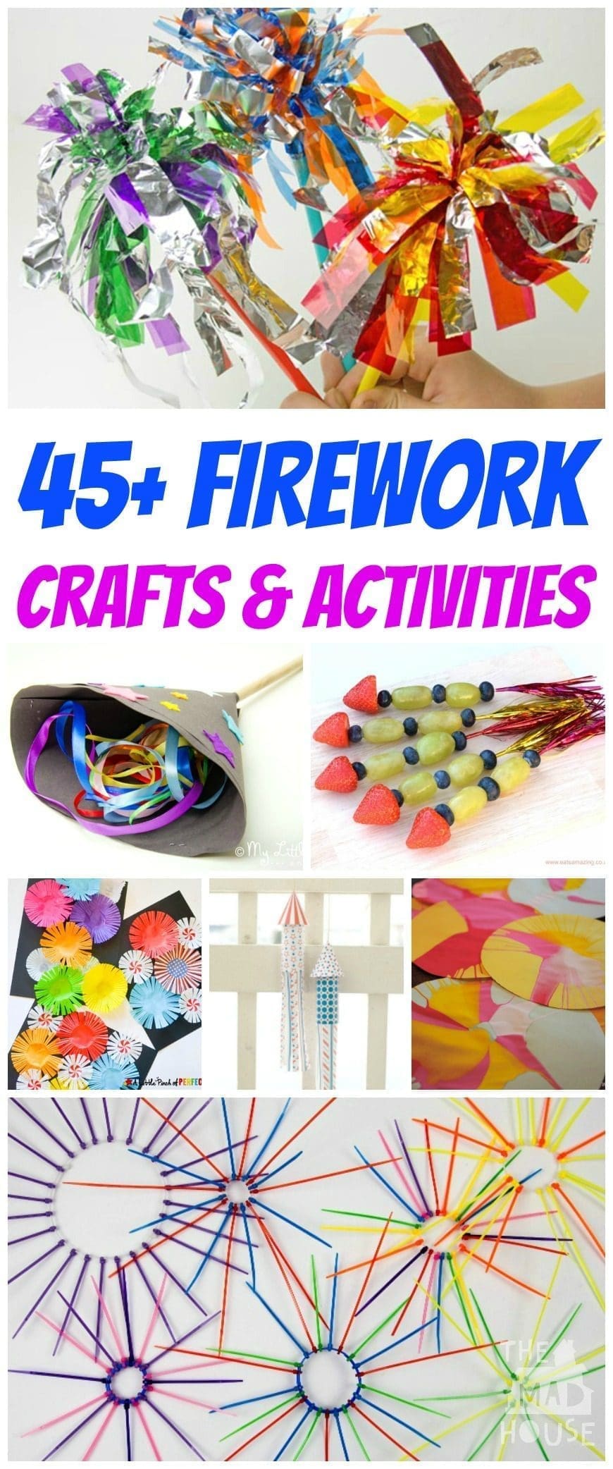 Amazing firework craft ideas that will keep your kids safe and smiling. I love that it is possible to have a fun fireworks experience — minus the fire