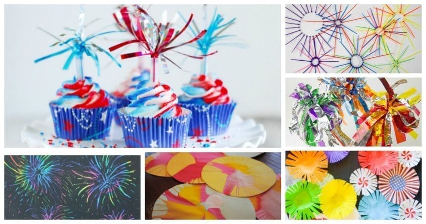 Amazing firework craft ideas that will keep your kids safe and smiling. I love that it is possible to have a fun fireworks experience — minus the fire