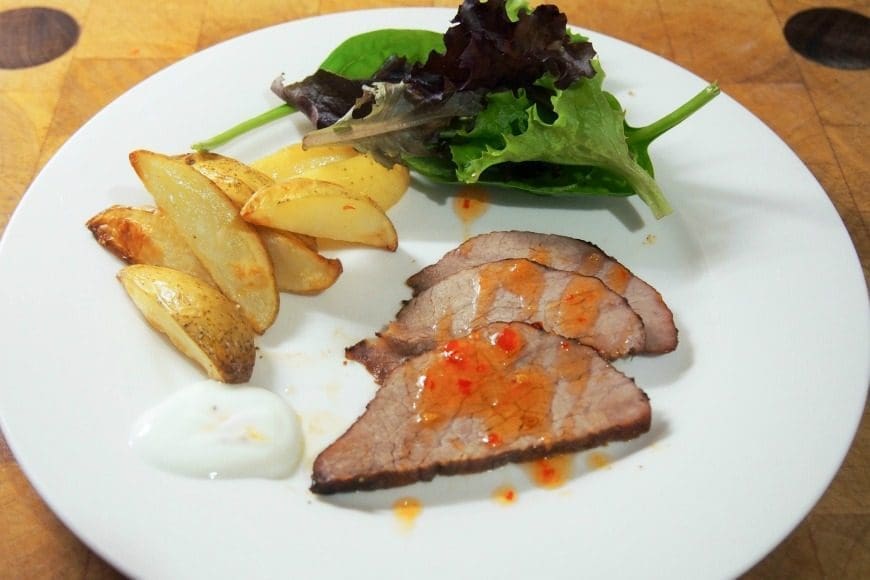 Piri Piri Beef and Wedges