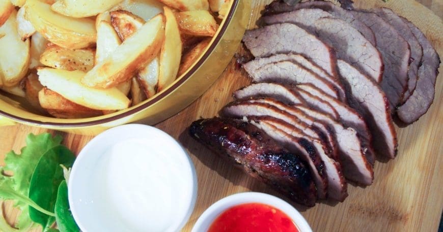 Piri Piri Beef and Wedges