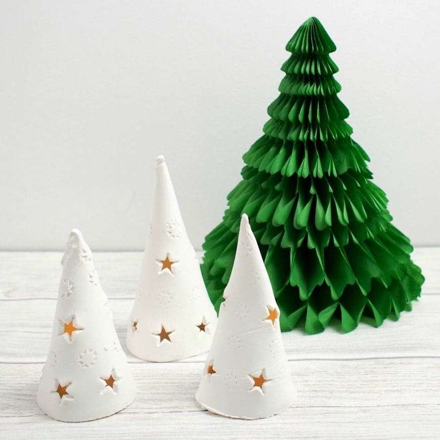 DIY Christmas Tree Luminaries