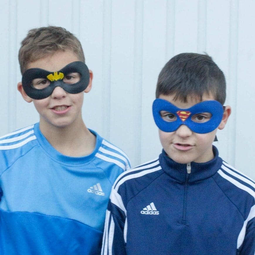 DIY Superhero Masks - Crafting with Tweens