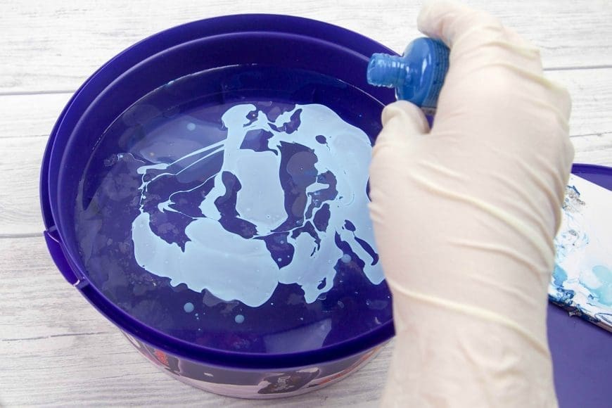 Nail Varnish Marbled Coasters