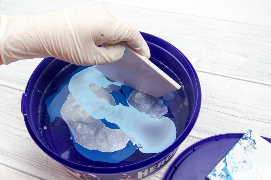 Nail Varnish Marbled Coasters