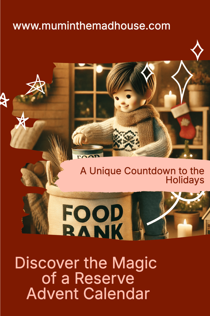 Make a difference this holiday season with a reverse advent calendar! Instead of receiving, give back by donating items to your local food bank each day leading up to Christmas. It’s a simple and meaningful way to spread holiday cheer and support those in need. Click to learn how to get started and what to include! #ReverseAdventCalendar #HolidayGiving #FoodBankDonations #SpreadKindness #ChristmasCharity