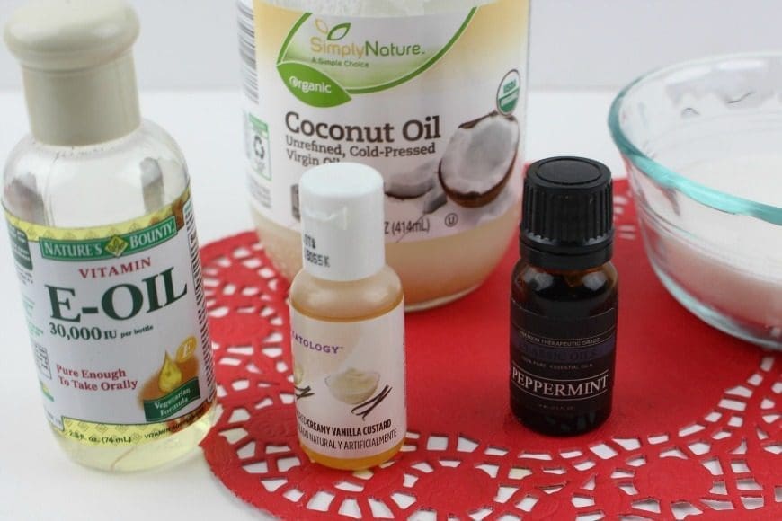 DIY Vanilla Peppermint Lip Scrub