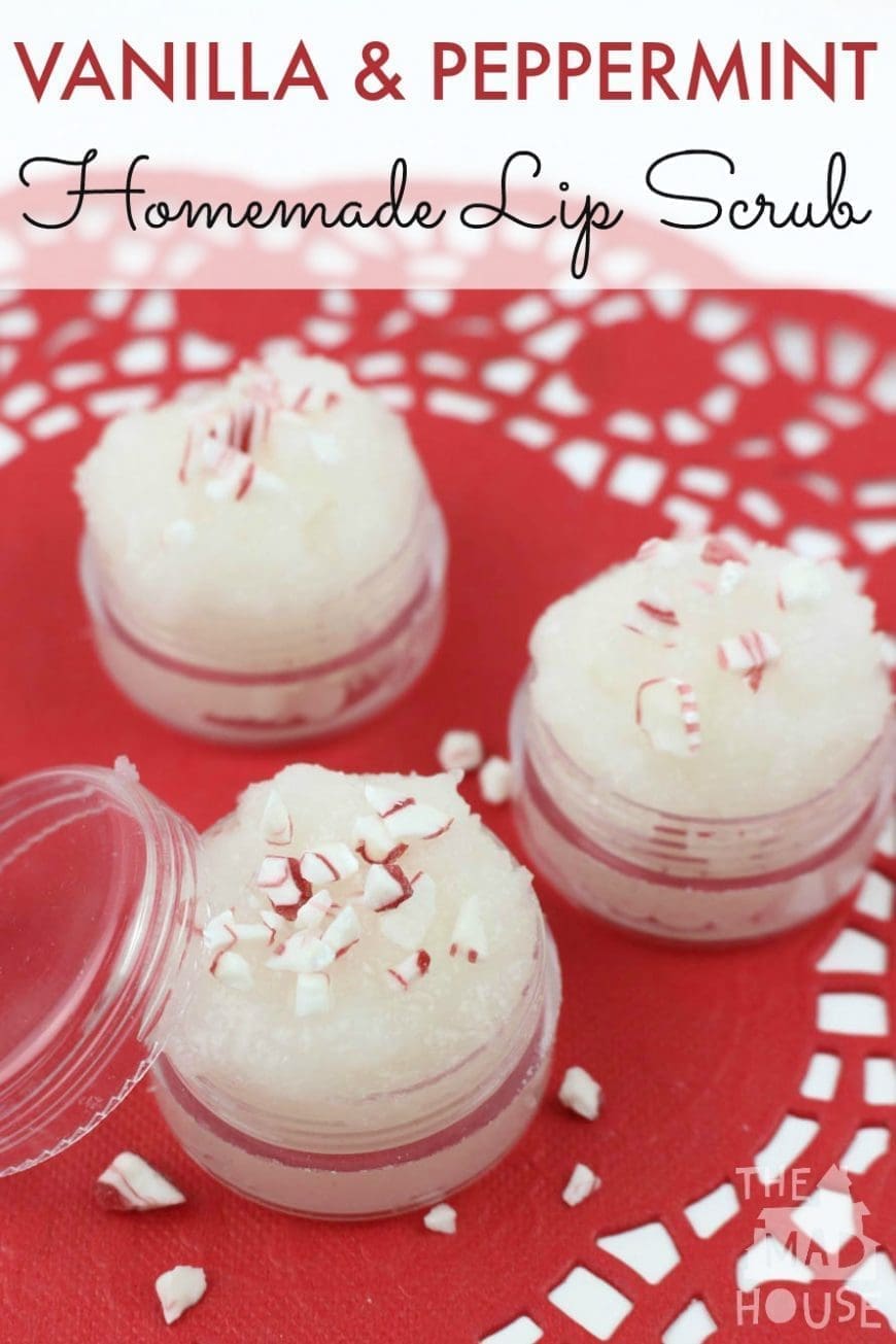 DIY Vanilla Peppermint Lip Scrub