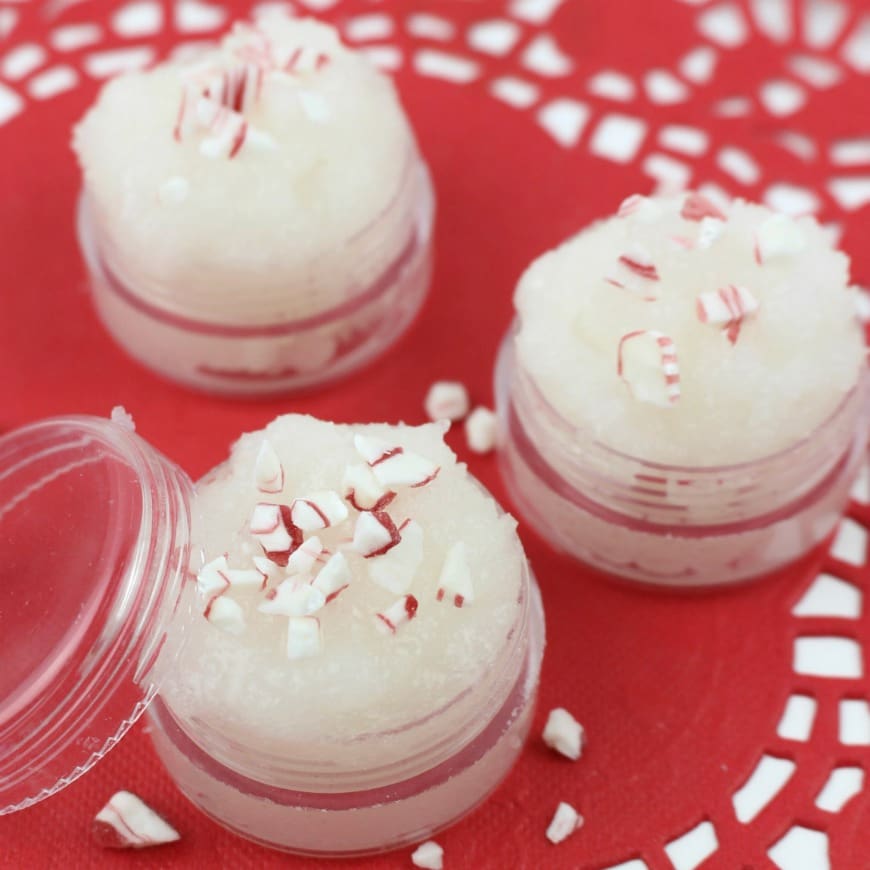 DIY Vanilla Peppermint Lip Scrub