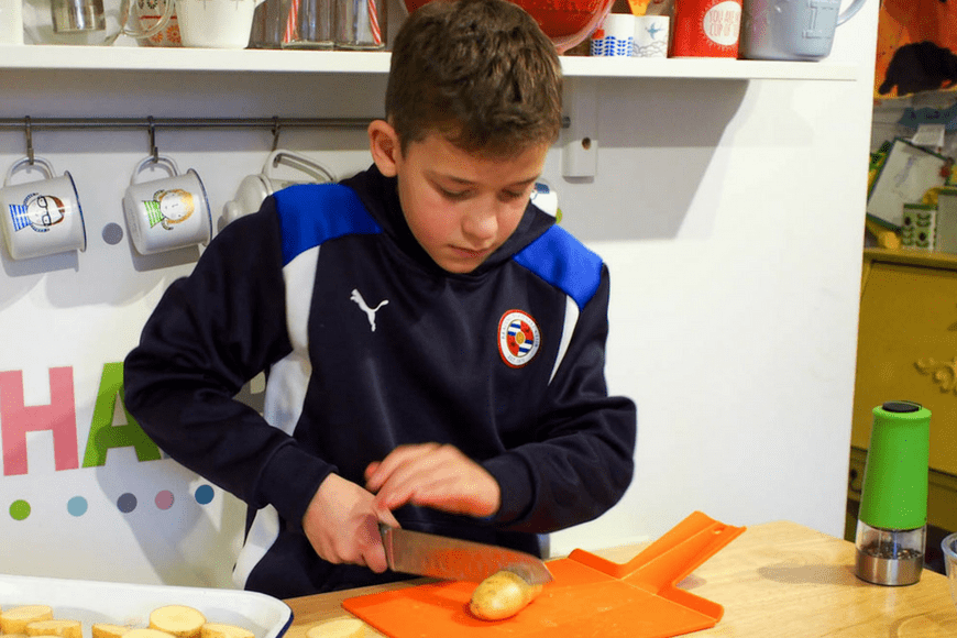 Twice Baked Potato Bites - Cooking with kids