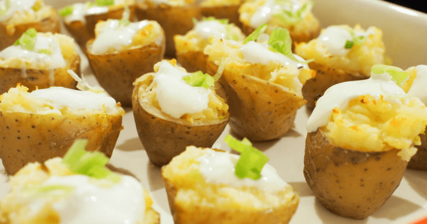 Twice Baked Potato Bites - Cooking with Kids