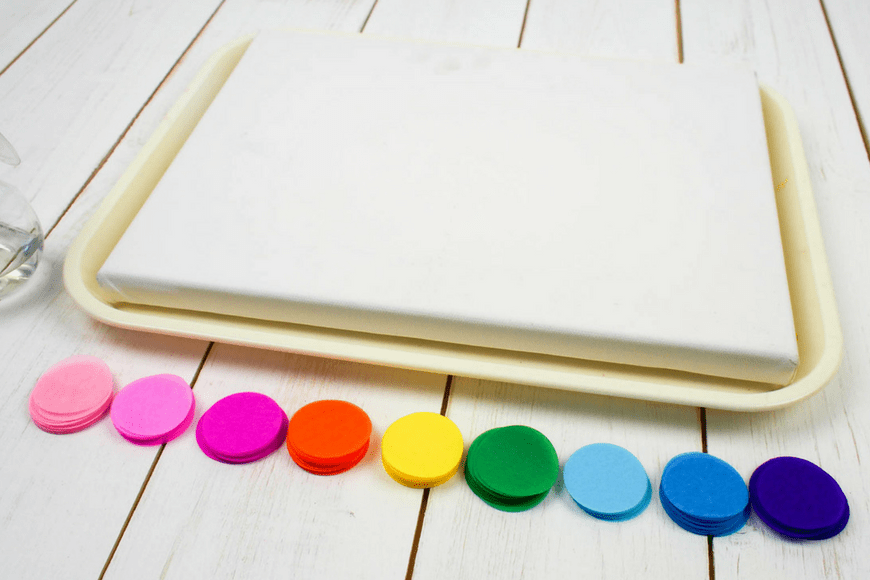 Bleeding Tissue Paper Canvas Art