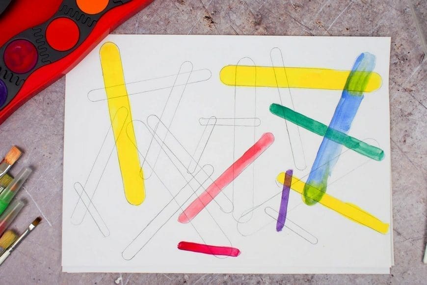 Craft Stick Process Art
