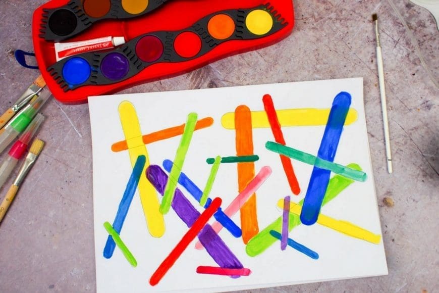 Craft Stick Process Art