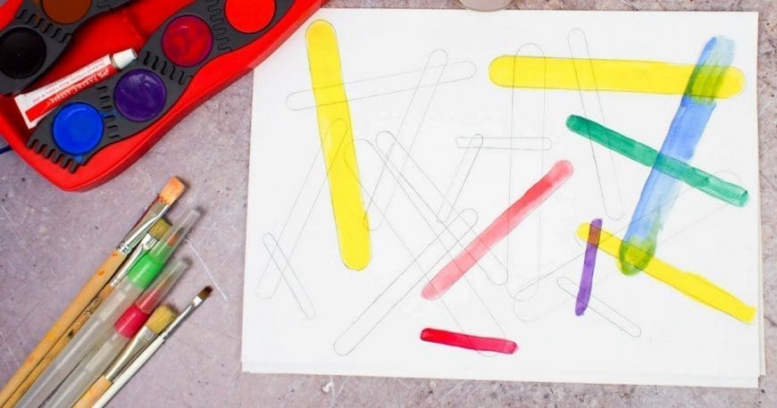 Craft Stick Process Art