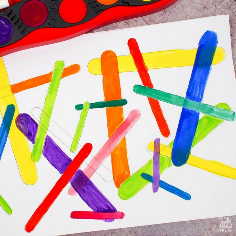Craft Stick Process Art