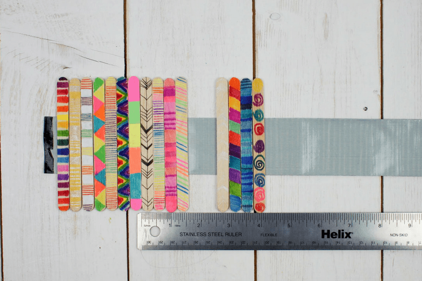 Craft Stick Wall Hanging