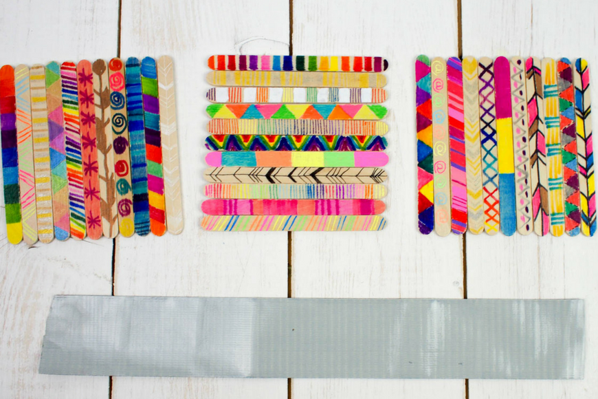 Craft Stick Wall Hanging