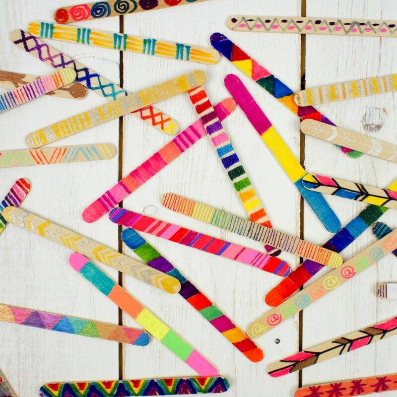 Craft Stick Wall Hanging