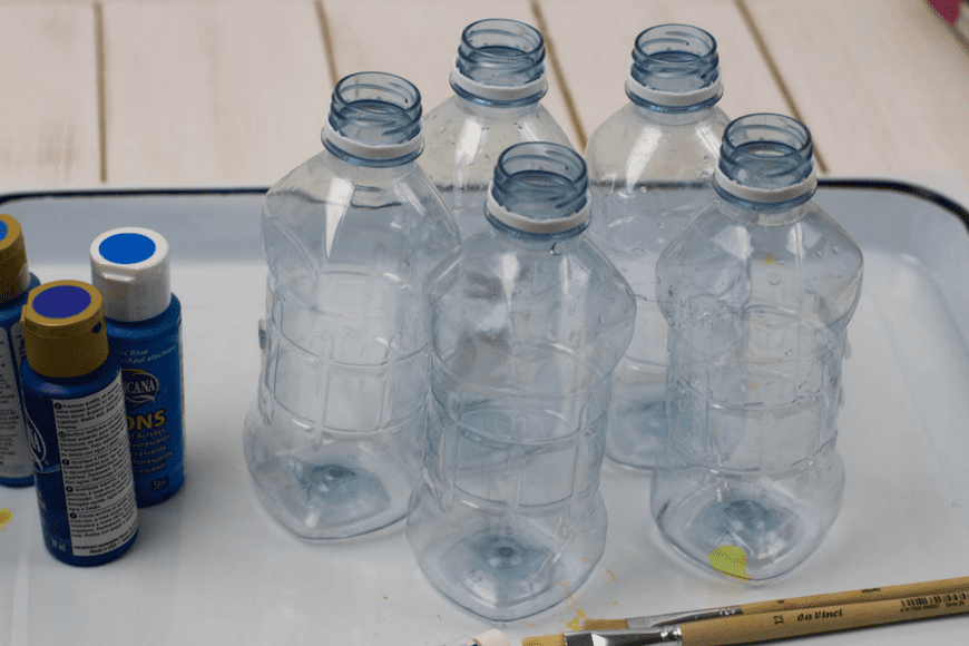 Plastic Bottle Wind Spiral Mobile