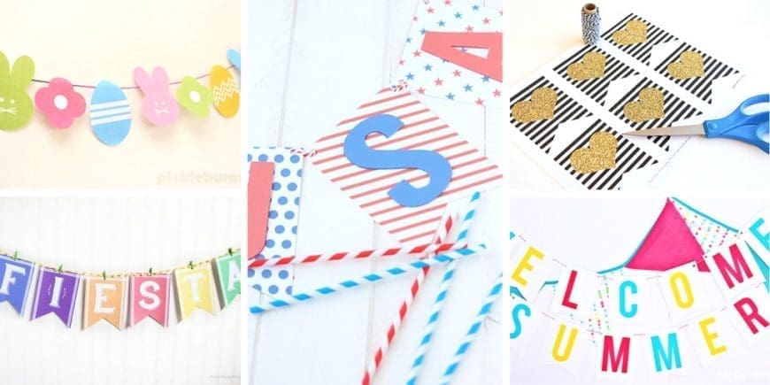 20 Beautiful and Free Printable Garlands