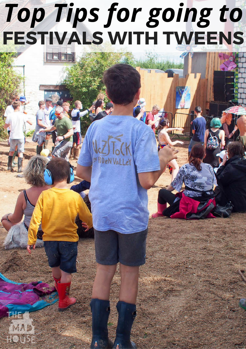 Top Tips for going to  Festivals with Tweens - Make sure that you and your pre teens have the best experience at any festival with our tips